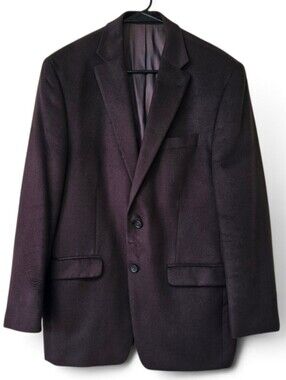 Ralph Lauren Cashmere Silk & Wool Blend Sport Coat Blazer Brown Size 40R